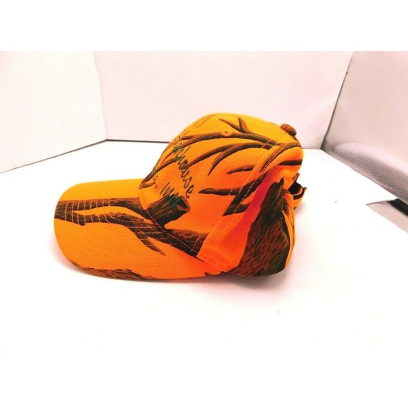 Youngs Greenhouse Sturgeon Lake Hat Cap Strapback Orange Brown Minnesota - Picture 4 of 9